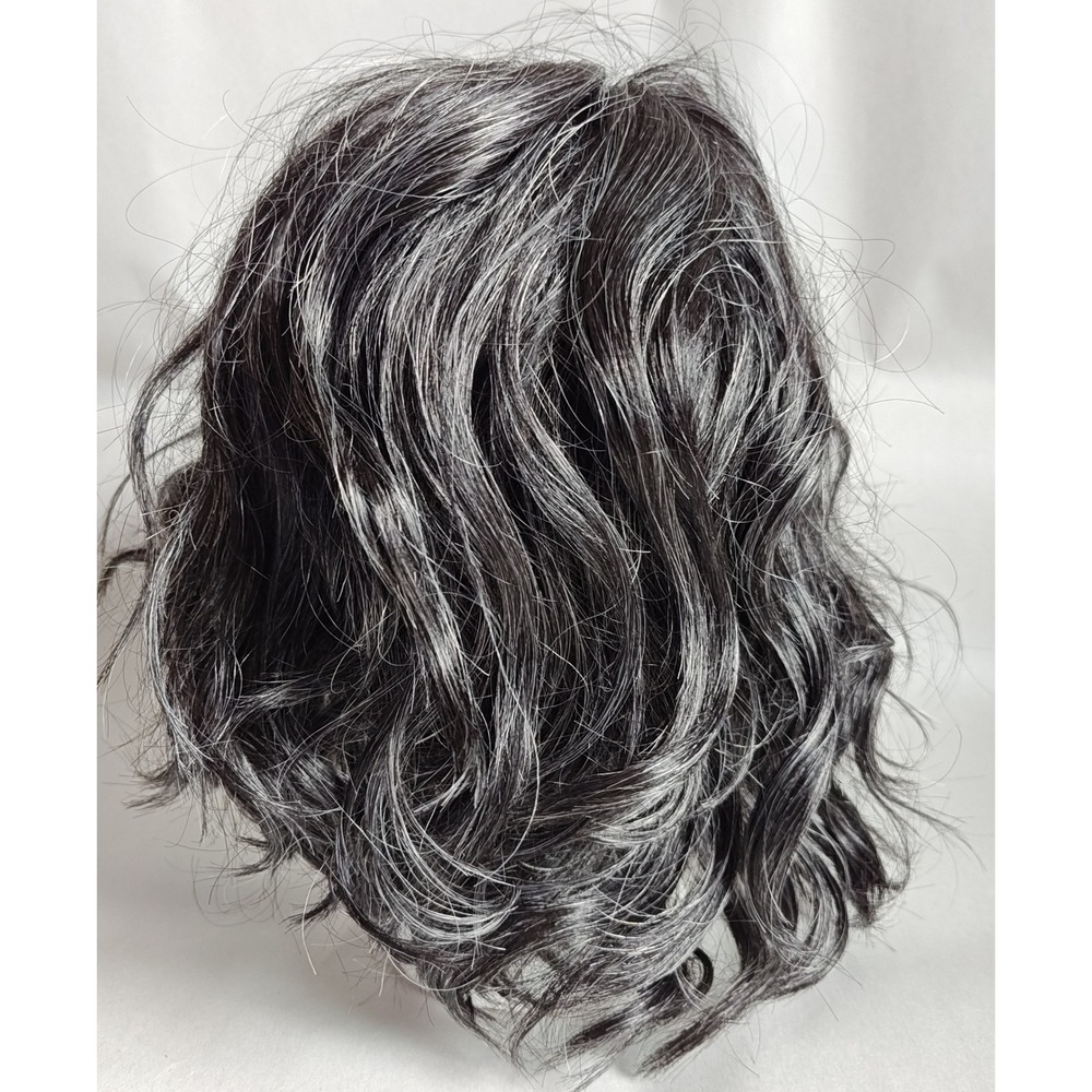 Jon Renau SmartLace Wig Women Salt and Pepper Grey Wavy Bob Synthetic